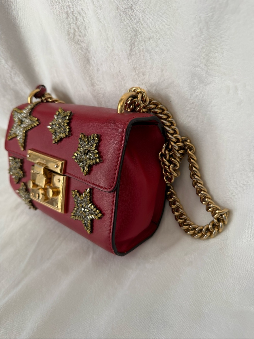 Gucci Red Cowhide Star bag (Limited Edition) - Picture 13 of 15
